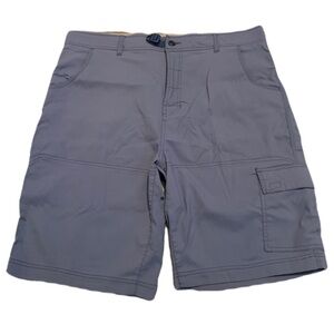 💜 Gerry Men's Grey/Blue Cargo Shorts - Size 38